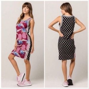 NWT ADIDAS ORIGINAL PINEAPPLE X FARM RIO TANK DRESS XS FINAL